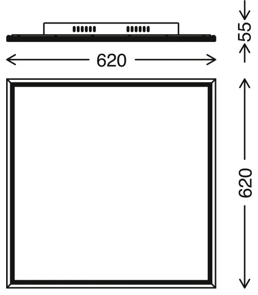 Telefunken 3010-06TF - Pannello LED dimmerabile LED/36W/230V + +TC