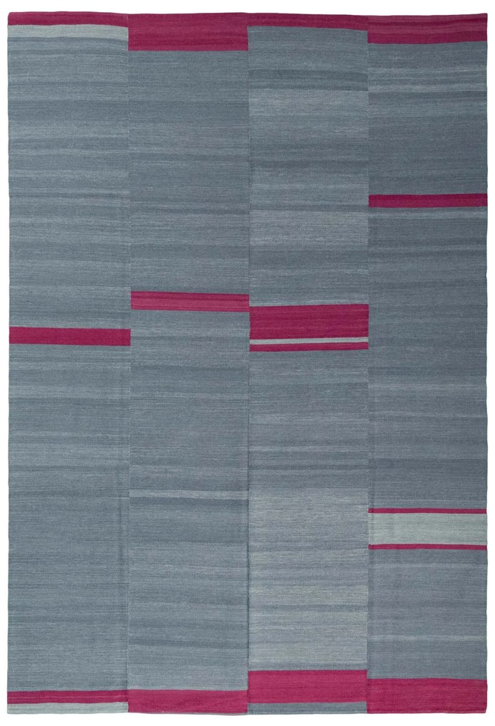 Kilim Tappeto persiano 220 x 320 Nero (Iran) Tessuto A Mano