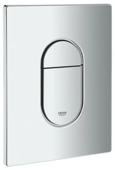 Meccanismo di scarico wc Grohe da incasso con placca cromata