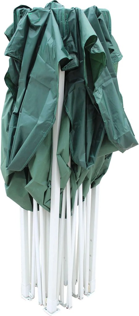 IRIS - gazebo pieghevole e richiudibile completo di sacca protettiva in acciaio 3 x 4,5 m