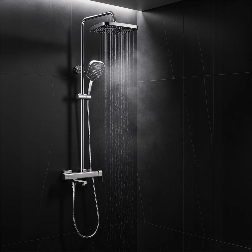 Set doccia Rea Arlo Brush Nickle