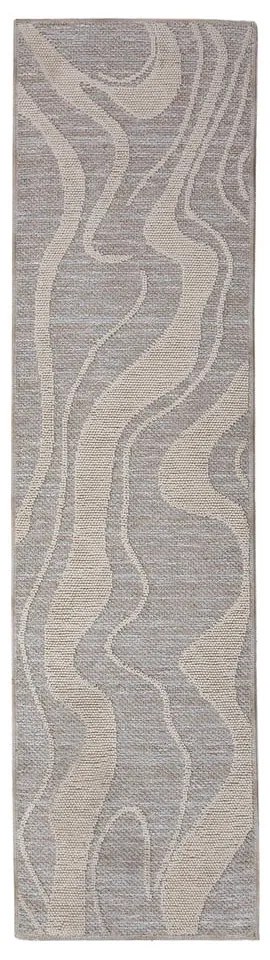Passatoia grigia lavabile 60x223 cm Calder – Flair Rugs