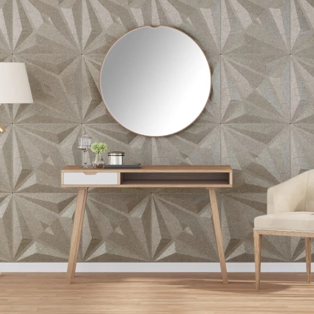 Pannelli Murali 48 Pz Beton 50x50 Cm Xps 12 M² Stella /