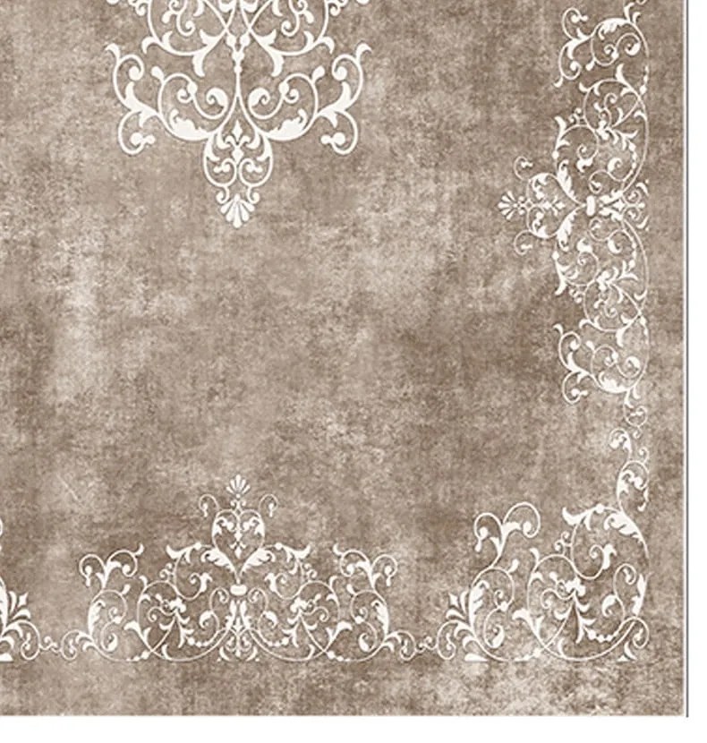 Set di tappetini per il bagno grigio tortora 2 pz 60x100 cm – Foutastic