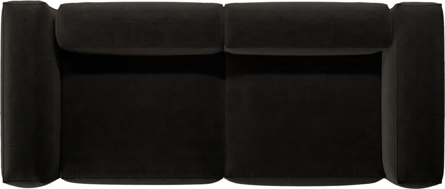 Divano nero 264 cm Bergamo – Cosmopolitan Design