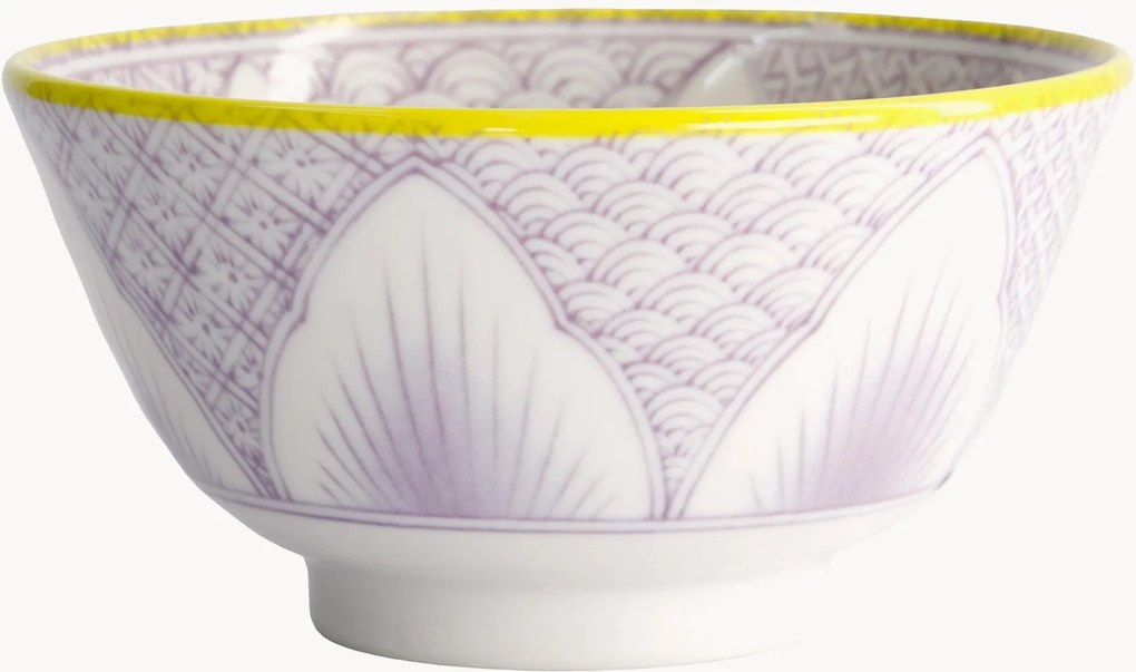 Set di 6 ciotole piccole in porcellana Tayo Lily Flower