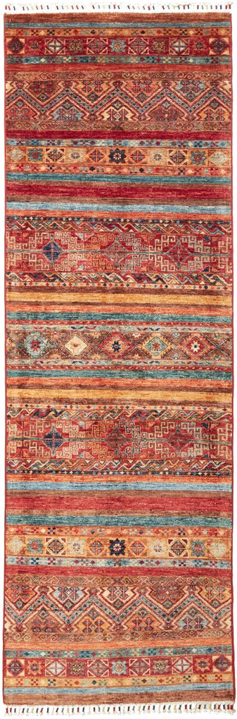 Samarkand Tappeto orientale 250x80 (Pakistan) Annodato A Mano
