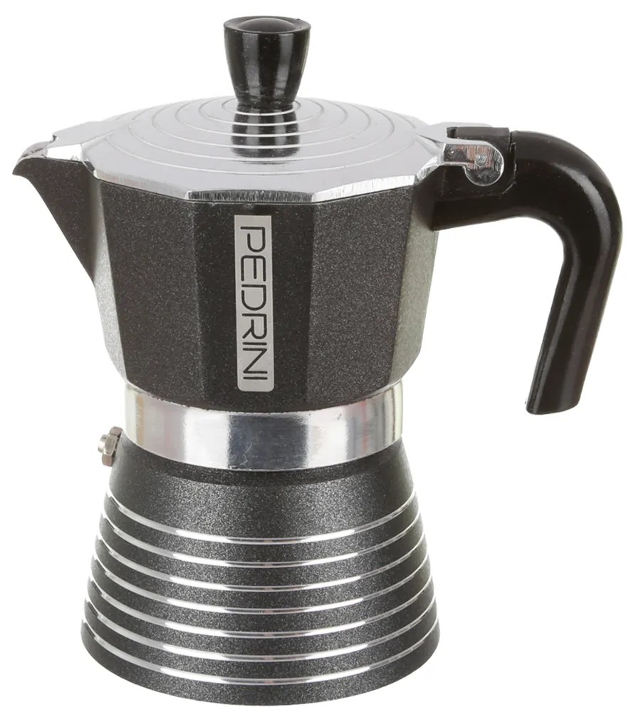 Caffettiera 3 tazze Infinity Rock antracite