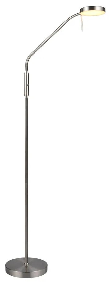 Lampada da terra argentata (altezza totale 160 cm) Moreno – Reality