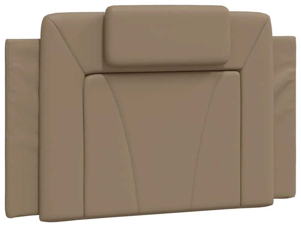 Letto con materasso cappuccino 90x200 cm in similpelle