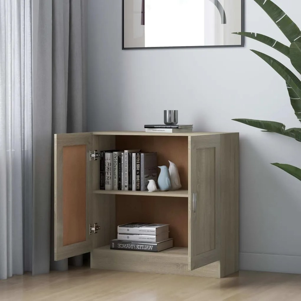 Libreria rovere sonoma 82,5x30,5x80 cm in truciolato