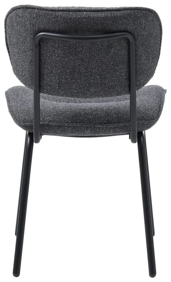 Sedia da pranzo grigio scuro Buffalo - Unique Furniture