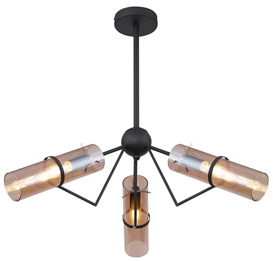 Globo 15353-3D - Lampadario a sospensione con supporto rigido GIJON 3xE14/40W/230V