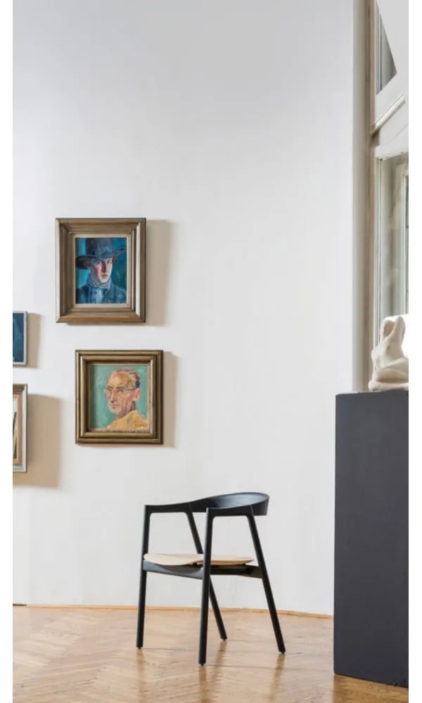 Sedia da pranzo in rovere marrone Muna - Gazzda