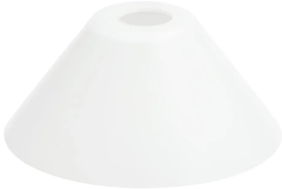 Vetro di ricambio per lampadario E27 diametro 22 cm bianco