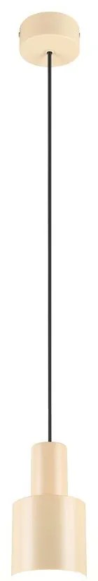 Lampadario giallo con paralume in metallo ø 12 cm Agudo - Trio