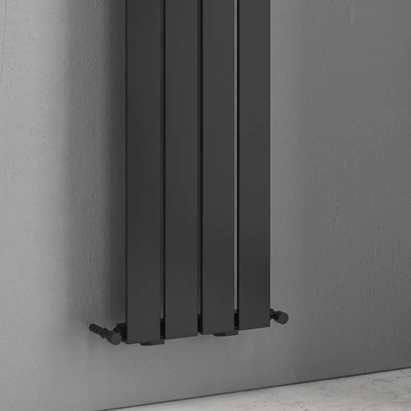Kamalu - termoarredo scadasalviete 1800x310cm nero opaco kam-370n