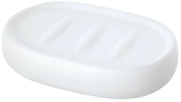 Portasapone da appoggio linea Sidney in ceramica bianca