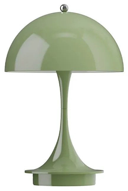 Panthella 160 Portable Lampada da Tavolo V3 Opaque Moss Green - Louis Poulsen