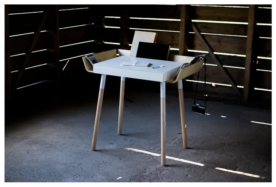 Scrivania bianca con 1 cassetto Scrivania My Writing - EMKO