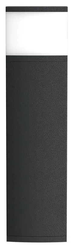 Paletto da Giardino Rettangolare Doppia Presa Corrente 40cm, G9 - Nero Colore del corpo Nero