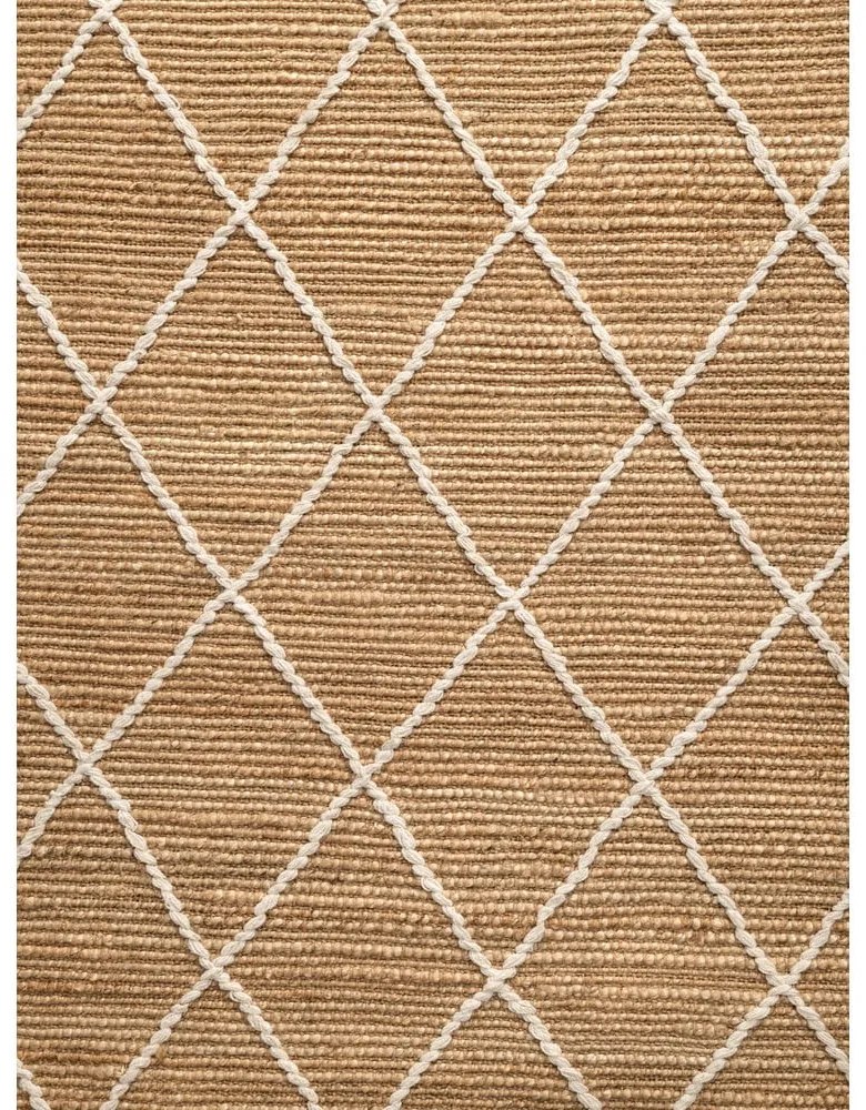 Tappeto di colore naturale in iuta tessuto a mano 120x180 cm Kunu – Hanse Home