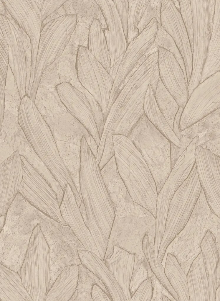 Arte International Carta da parati Piante - Soft Truffle