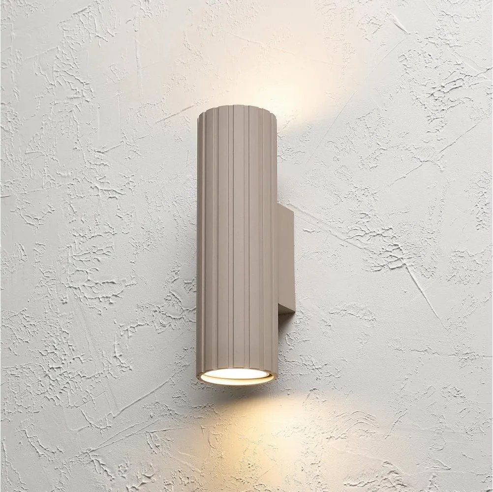 Brilagi - Lampada da parete CRISPINA 2xGU10/10W/230V 20 cm beige