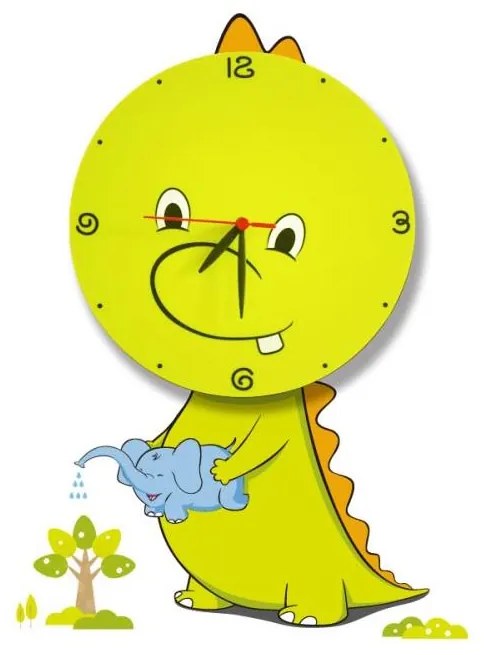 Applique a LED per bambini con gli orologi a LED/1W/3xAAA il soleLED/1W/3xAAA  drago