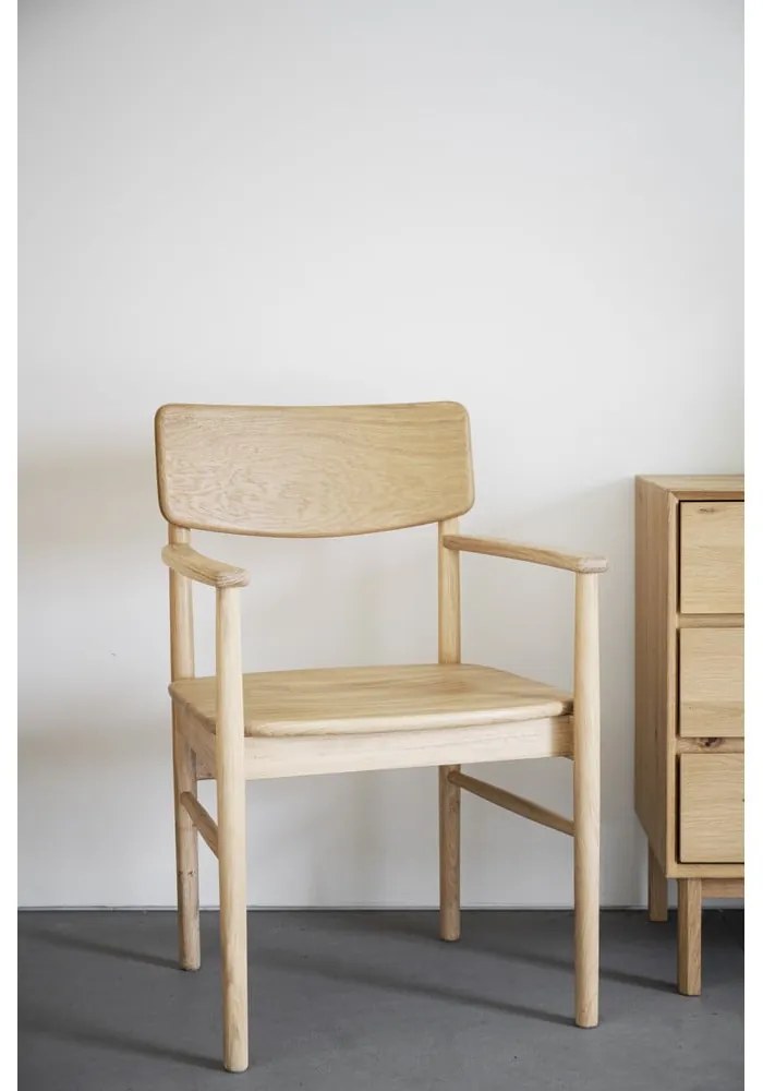 Set di sedie da pranzo color naturale in rovere 2 pz Maidstone - Rowico