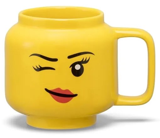 Tazza per bambini in ceramica gialla 255 ml Head - LEGO®