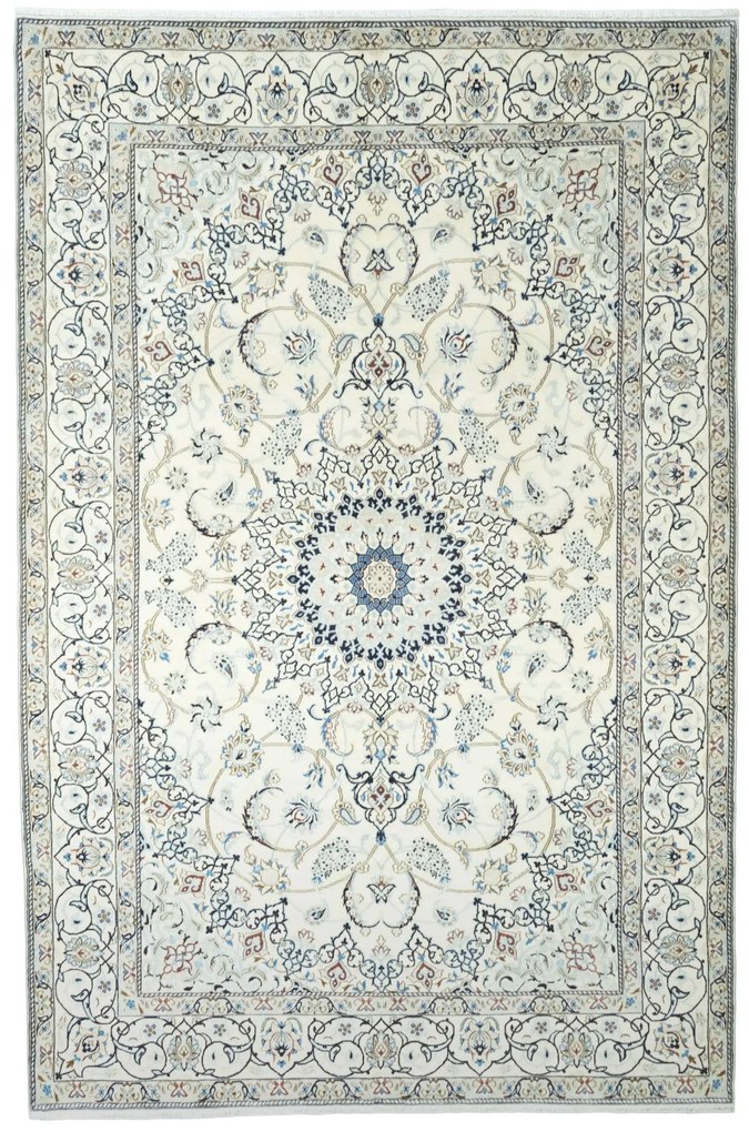 Nain Tappeto 310 x 210 Beige (Iran) Annodato A Mano