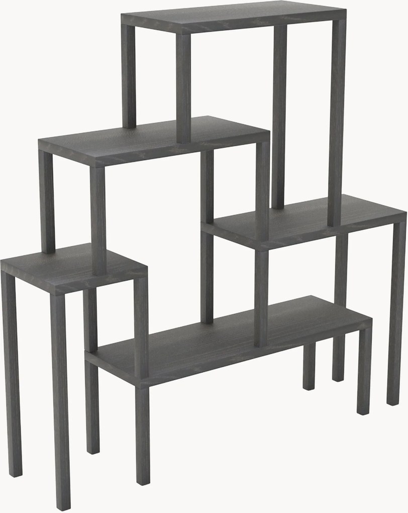 Scaffale in legno di frassino con gambe lunghe Long Legs