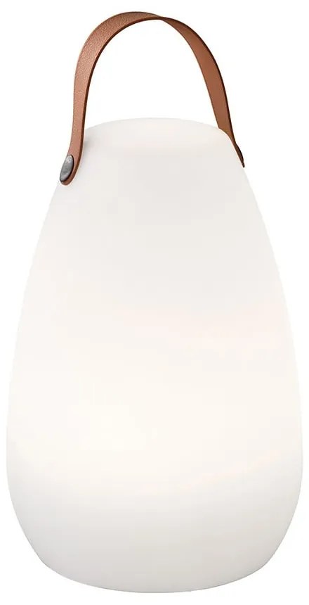 Lampada da tavolo LED bianco-marrone (altezza 26 cm) Ruby - Fischer &amp; Honsel