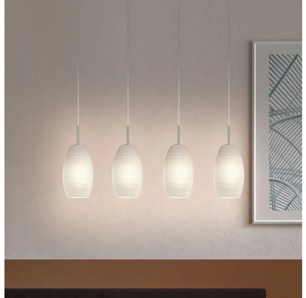 Eglo 97587 - Lampadario a sospensione con filo BATISTA 3 4xE27/40W/230V