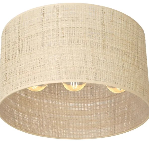 Lampadario a plafone RATTAN 3xE27/60W/230V rattan