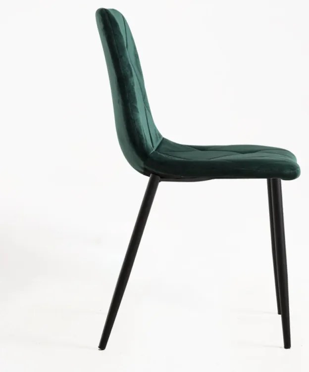 Sedia Lyke Velluto - Verde