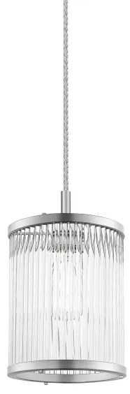 Zuma Line P0528-01F-F4AC - Lampadario a sospensione con filo SERGIO 1xE14/40W/230V cromo