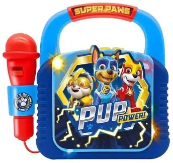 Altoparlante con Microfono Karaoke The Paw Patrol