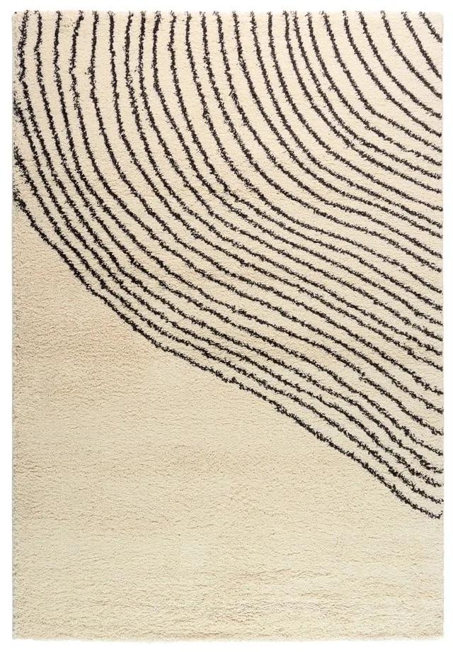 Tappeto nero e beige 160x230 cm Coastalina - Bonami Selection
