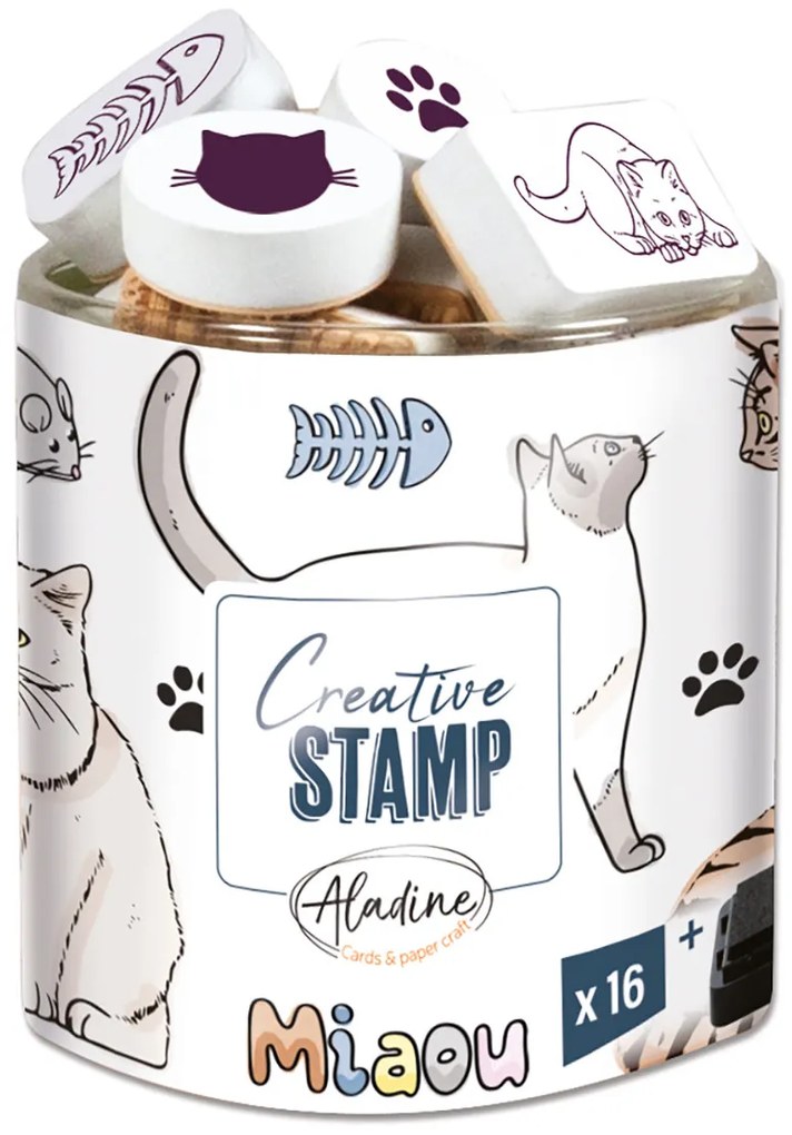 Creative stamp - gattini