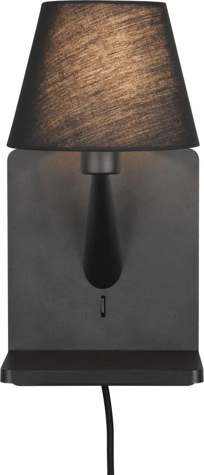 Lampada da parete nero opaco Comfort - Trio