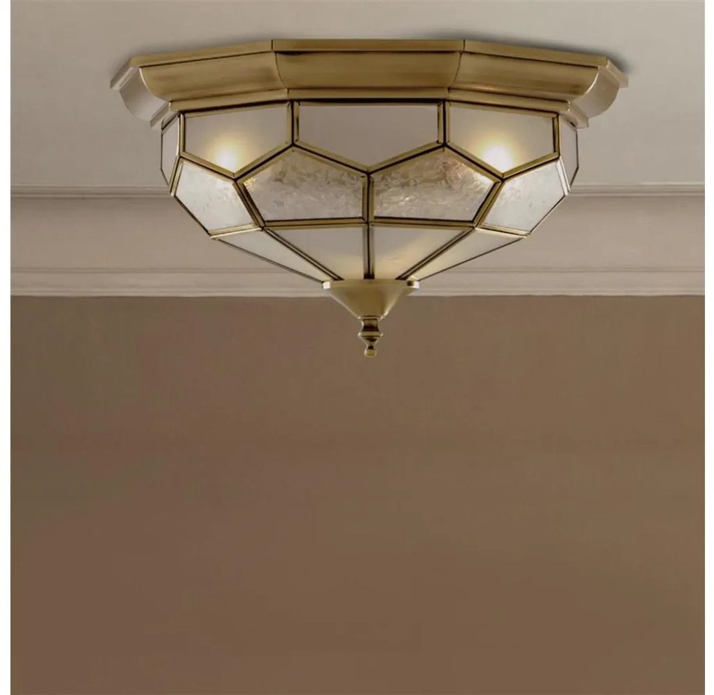 Searchlight 1243-12 - Plafoniera FLUSH 2xE14/40W/230V