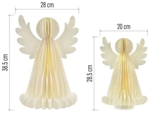 Decorazione natalizia LED 20xLED/6xAA Angeli