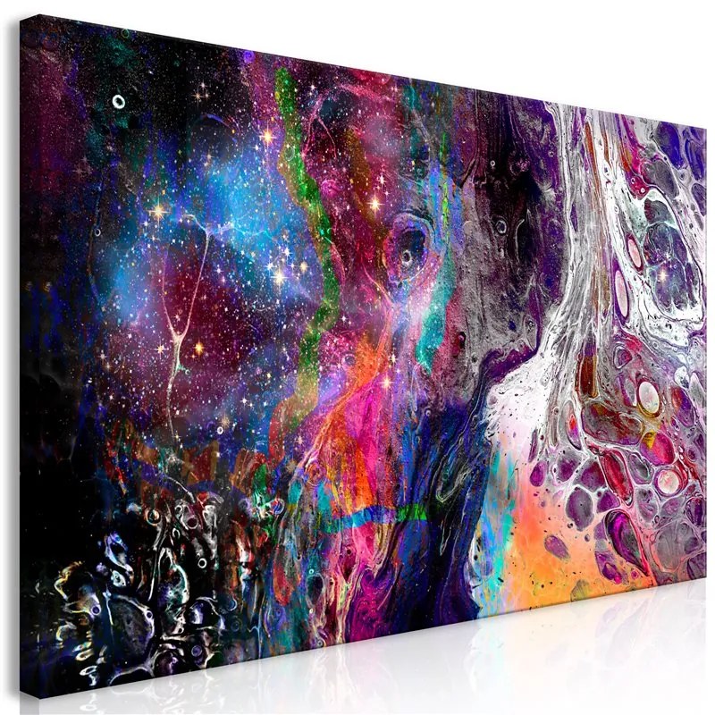 Quadro  Colourful Galaxy (1 Part) Wide  Colore colorful, Dimensioni e Misure 60x30