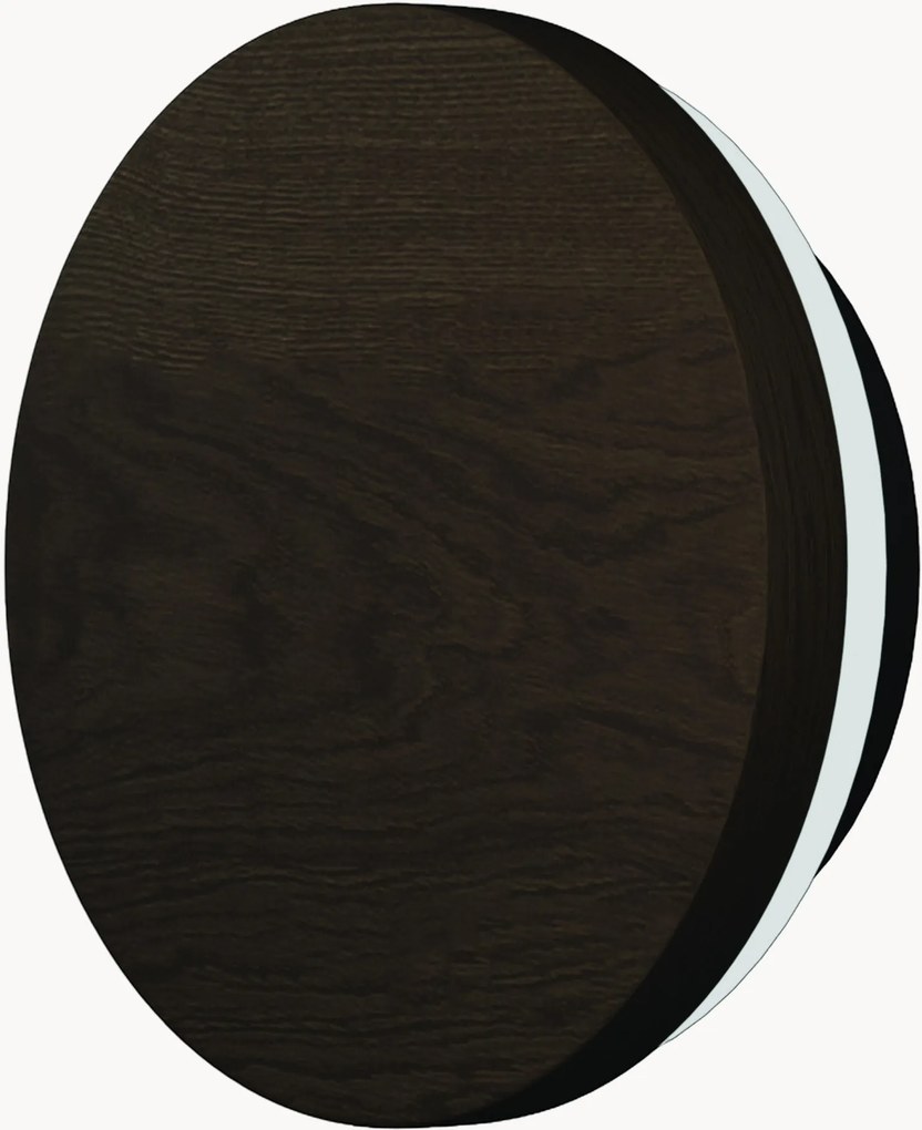 Applique in legno di quercia con luce regolabile Basic Texture