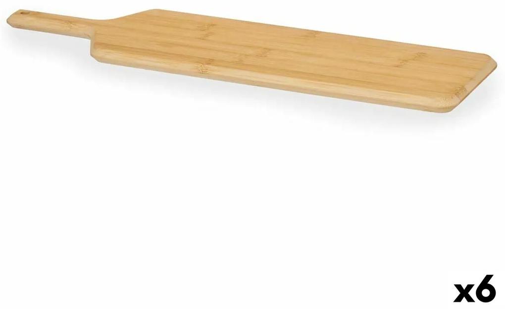 Tavolo Aperitivo Con manico Bambù 50 x 14 x 1,5 cm (6 Unità)