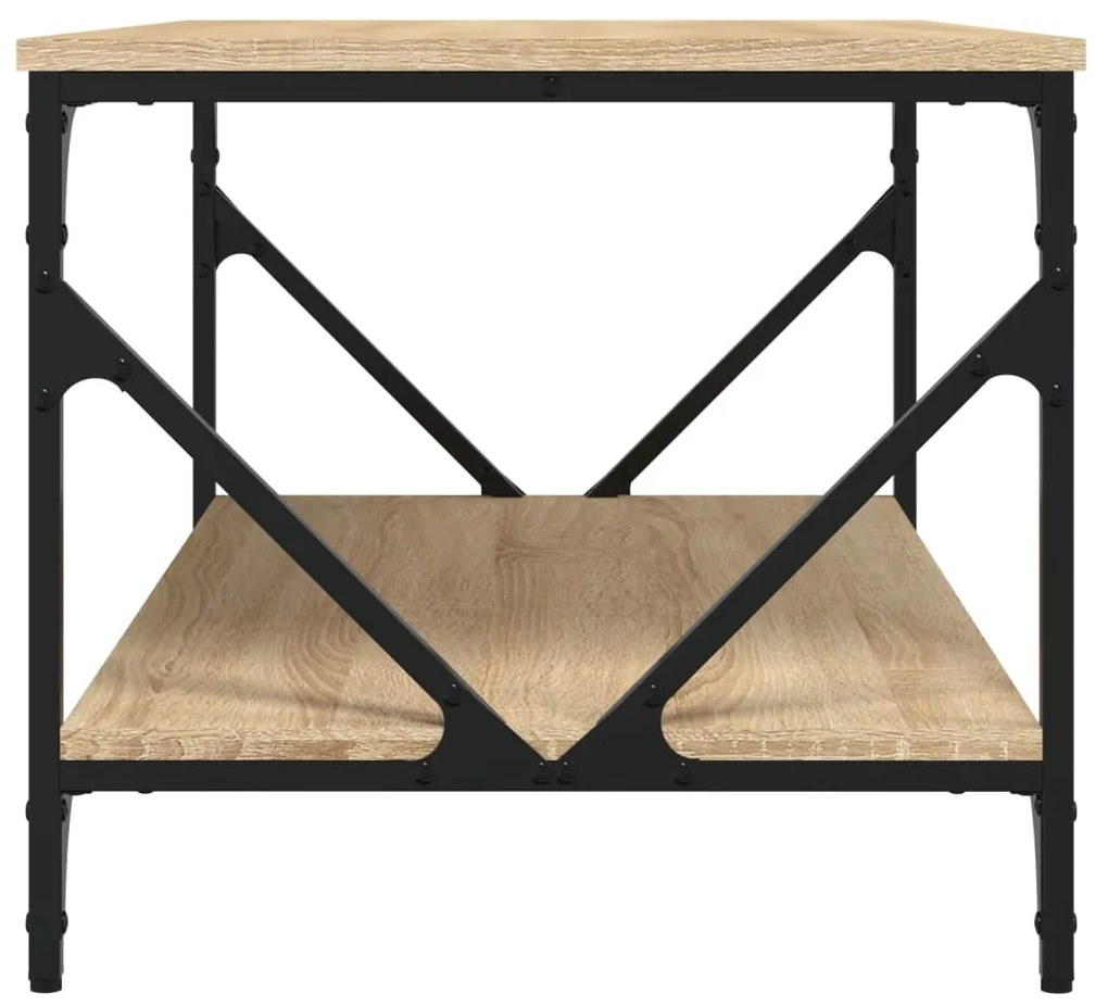 Tavolino da Salotto Rovere Sonoma 90x50x45 cm Legno Multistrato