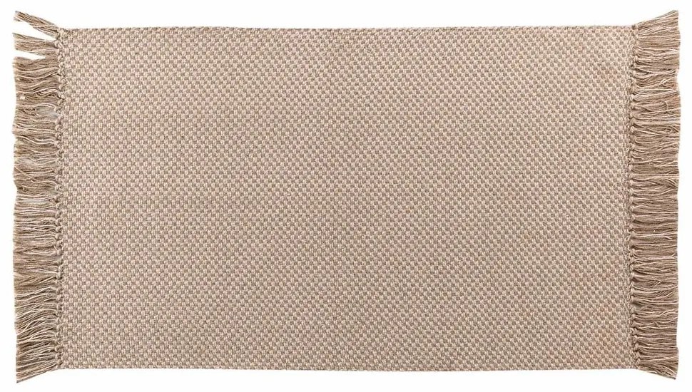 Tappeto lavabile beige 50x80 cm Pietro - douceur d'intérieur