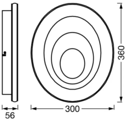 Osram - Plafoniera a LED ORBIS SPIRAL LED/27W/230V